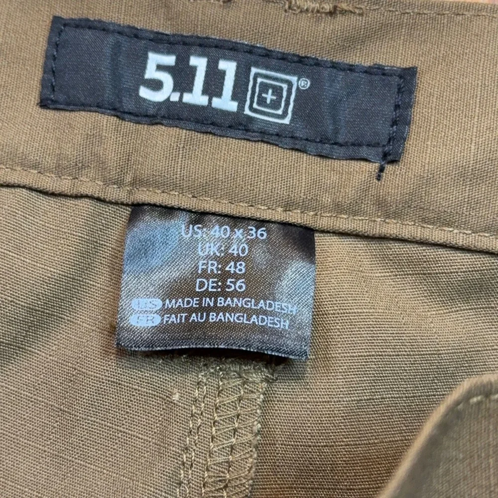 5.11 Tactical Taclite Pro Pant Mens 40x36 Battle Brown Cargo Ripstop 74273